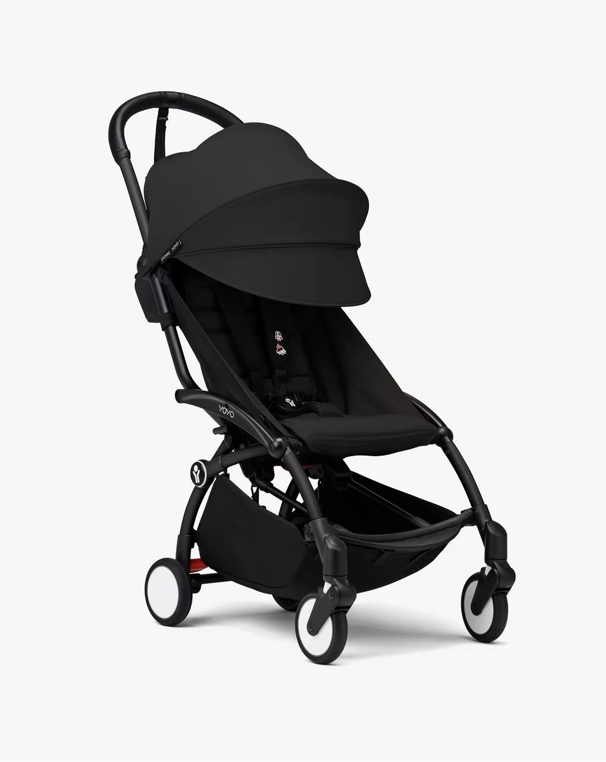 BABYZEN YOYO2 stroller in black, front view