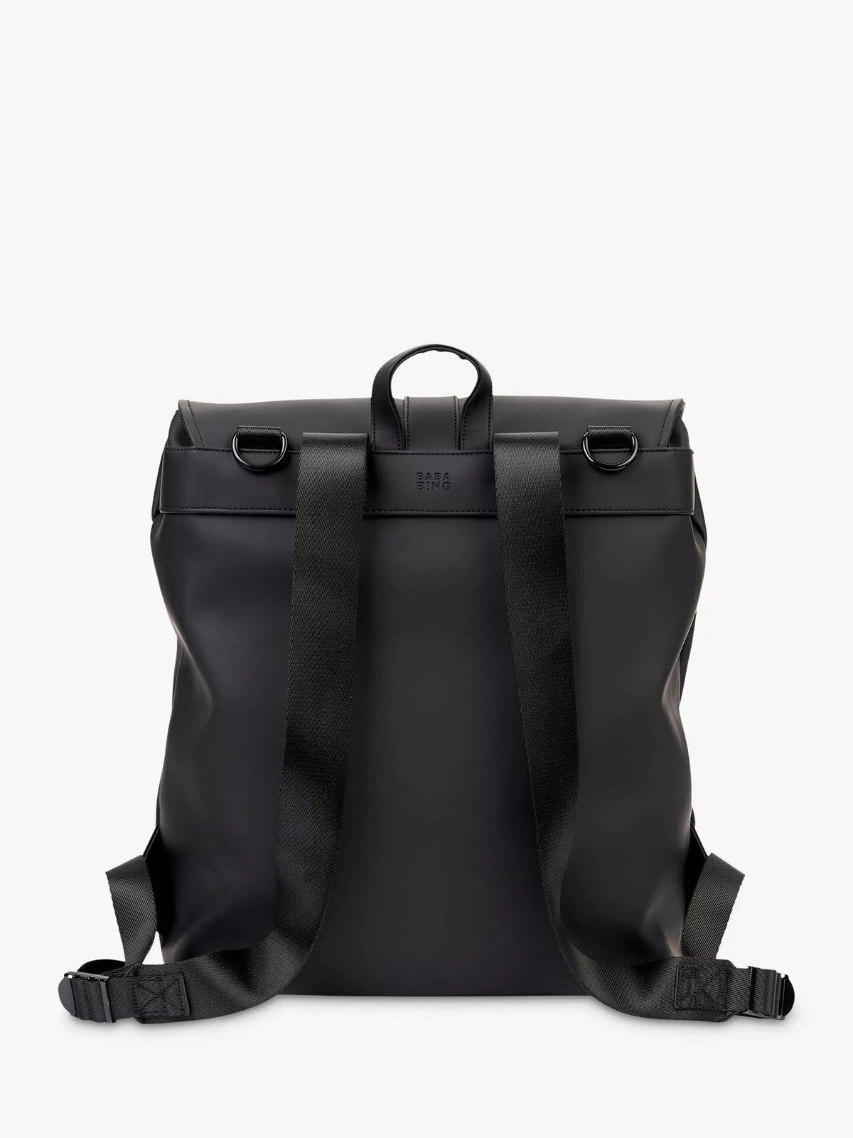 BabaBing! Sorm changing backpack seen from the back, with padded straps