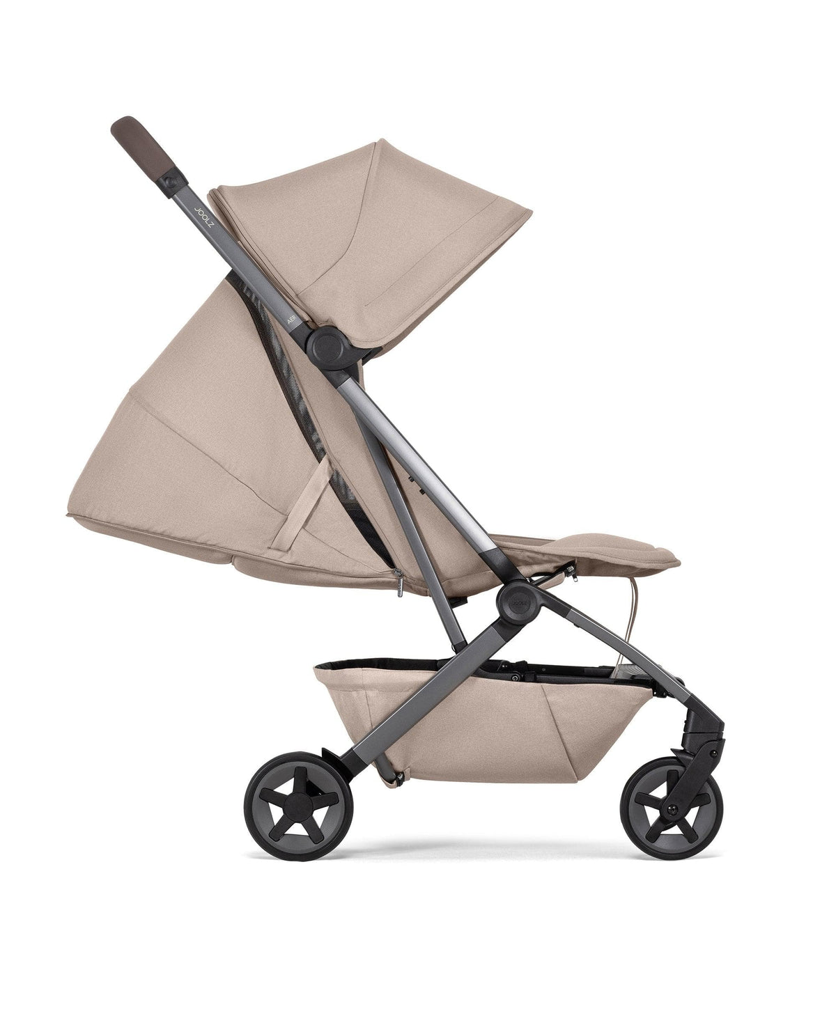 Joolz Aer² pushchair with the seat reclined for napping