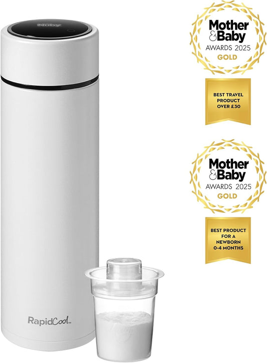 Nuby RapidCool bottle maker with formula pot and Mother&Baby Gold Awards 2025