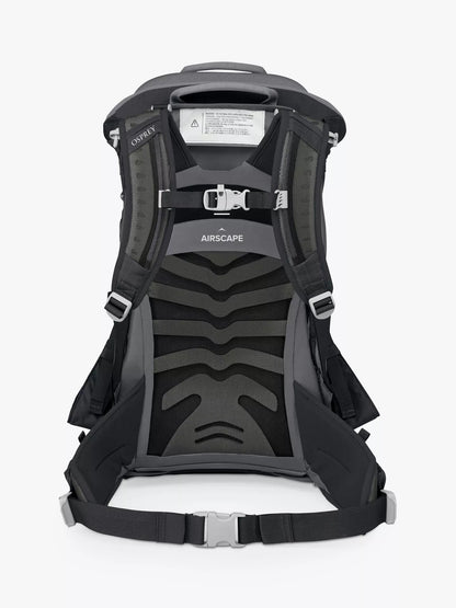 Airscape ventilated back panel of the Osprey Poco LT child carrier