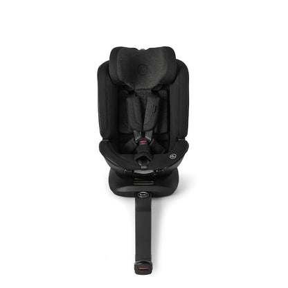 Silver Cross Motion All Size 360 car seat in black with its support leg