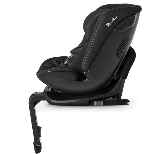 Silver Cross Motion All Size 360 car seat in the rear-facing position