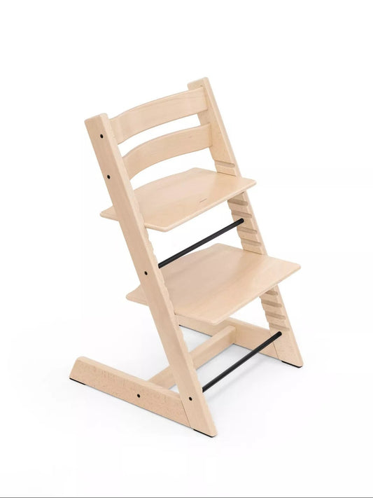 Stokke Tripp Trapp high chair in natural wood