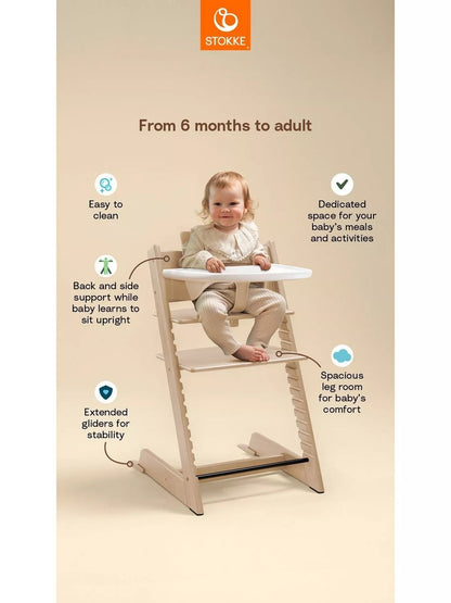 Stokke Tripp Trapp with the Baby Set, for babies from six months